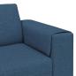 Preview: Sofa Set Blau Stoff