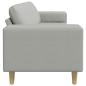 Preview: Sofa Set Wolken-Grau Stoff