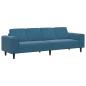 Preview: Sofa Set Blau Samt