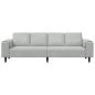 Preview: Sofa Set Hellgrau Samt