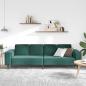 Preview: Sofa Set Dunkelgrün Samt