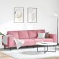 Preview: ARDEBO.de - Sofa Set Rosa Samt