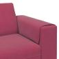Preview: Sofa Set Weinrot Samt