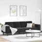 Preview: ARDEBO.de - Sofa Set Schwarz Samt