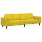 Preview: Sofa Set Gelb Samt