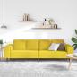 Preview: Sofa Set Gelb Samt