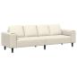 Preview: Sofa Set Creme Samt
