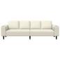 Preview: Sofa Set Creme Samt
