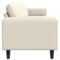 Preview: Sofa Set Creme Samt