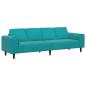 Preview: Sofa Set Türkis Samt