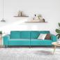 Preview: Sofa Set Türkis Samt