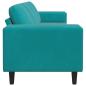 Preview: Sofa Set Türkis Samt