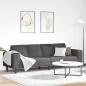 Preview: ARDEBO.de - Stoffsofa mit Kissen Dunkelgrau Cordstoff