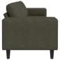 Preview: Sofa Set Armeegrün Faux Wildleder