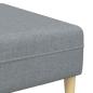 Preview: Sofa Set 3 pcs Hellgrau Stoff