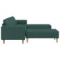 Preview: Sofa Set 3 pcs Dunkelgrün Stoff