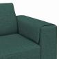 Preview: Sofa Set 3 pcs Dunkelgrün Stoff