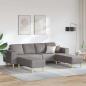 Preview: ARDEBO.de - Sofa Set 3 pcs Taupe Stoff
