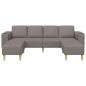 Preview: Sofa Set 3 pcs Taupe Stoff