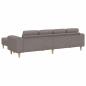 Preview: Sofa Set 3 pcs Taupe Stoff