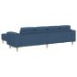 Preview: Sofa Set 3 pcs Blau Stoff