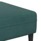 Preview: Sofa Set 3 pcs Dunkelgrün Samt