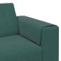 Preview: Sofa Set 3 pcs Dunkelgrün Samt