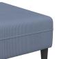 Preview: Stoffsofa mit Kissen Blau Cordstoff