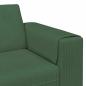 Preview: Stoffsofa mit Kissen Dunkelgrün Cordstoff