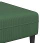 Preview: Stoffsofa mit Kissen Dunkelgrün Cordstoff