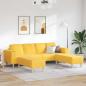 Preview: ARDEBO.de - Stoffsofa Helles Gelb Cordstoff