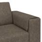 Preview: Sofa Set 3 pcs Dunkelgrau Faux Wildleder