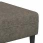 Preview: Sofa Set 3 pcs Dunkelgrau Faux Wildleder