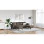Preview: Sofa Set 3 pcs Dunkelgrau Faux Wildleder