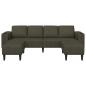 Preview: Sofa Set 3 pcs Armeegrün Faux Wildleder
