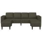 Preview: Sofa Set 3 pcs Armeegrün Faux Wildleder