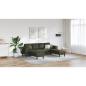 Preview: Sofa Set 3 pcs Armeegrün Faux Wildleder