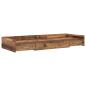 Preview: Bett mit Stauraum mit Kopfteil Altholz 100 x 200 cm Holzwerkstoff