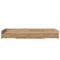 Preview: Bett mit Stauraum Artisan Eiche 100 x 200 cm Holzwerkstoff