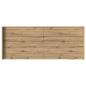 Preview: Bett mit Stauraum Artisan Eiche 100 x 200 cm Holzwerkstoff
