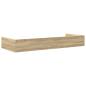 Preview: Bett mit Stauraum mit Kopfteil Sonoma Eiche 90 x 200 cm Holzwerkstoff