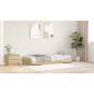 Preview: Bett mit Stauraum mit Kopfteil Sonoma Eiche 90 x 200 cm Holzwerkstoff