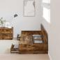 Preview: Bett mit Stauraum mit Kopfteil Altholz 90 x 200 cm Holzwerkstoff