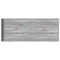 Preview: Bett mit Stauraum Graues Sonoma 80 x 200 cm Holzwerkstoff