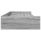 Preview: Bett mit Stauraum Graues Sonoma 80 x 200 cm Holzwerkstoff