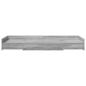 Preview: Bett mit Stauraum Graues Sonoma 80 x 200 cm Holzwerkstoff