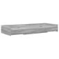 Preview: Bett mit Stauraum Graues Sonoma 80 x 200 cm Holzwerkstoff
