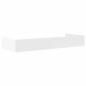 Preview: Bett mit Stauraum mit Kopfteil Weiß 75 x 190 cm Holzwerkstoff