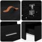 Preview: Bett mit Stauraum Schwarze Eiche 75 x 190 cm Holzwerkstoff