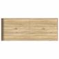 Preview: Bett mit Stauraum mit Kopfteil Sonoma Eiche 75 x 190 cm Holzwerkstoff